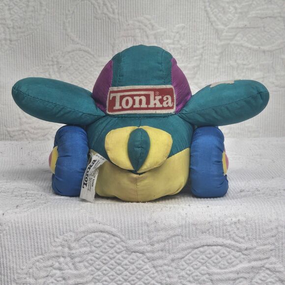 Vintage 90s Tonka Soft Walkin Wheels Bright Kids Plane Nylon Kid Memories - Picture 4 of 10